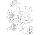 Gendron 1576 folding wheel chair fixed arm diagram