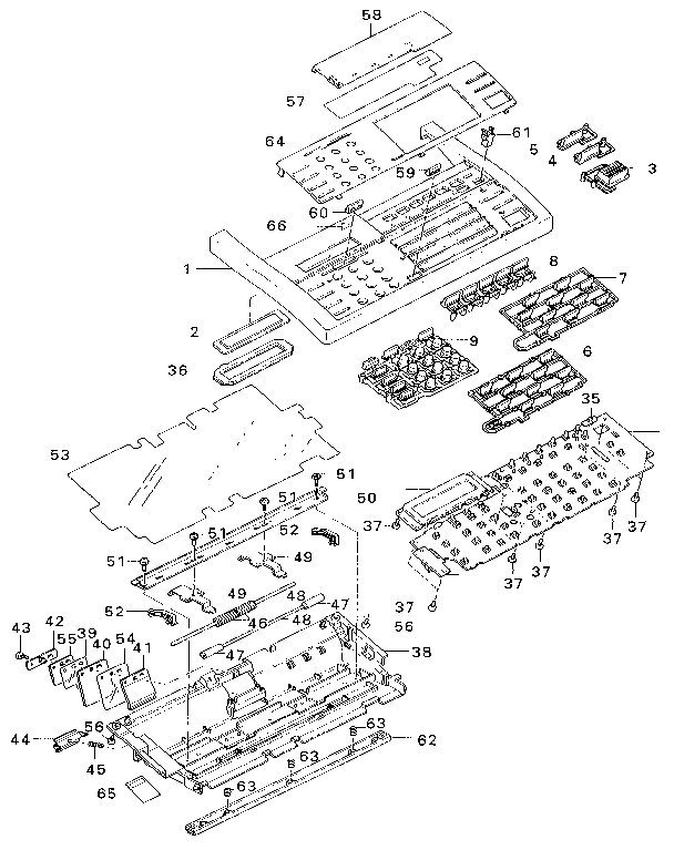 Control panel(fax700/800m)