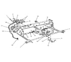 Smith Corona DX 3600 (5ASP) carrier molding, rails, and frames diagram