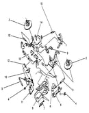 Ribbon cassette & correction cassette mechanism