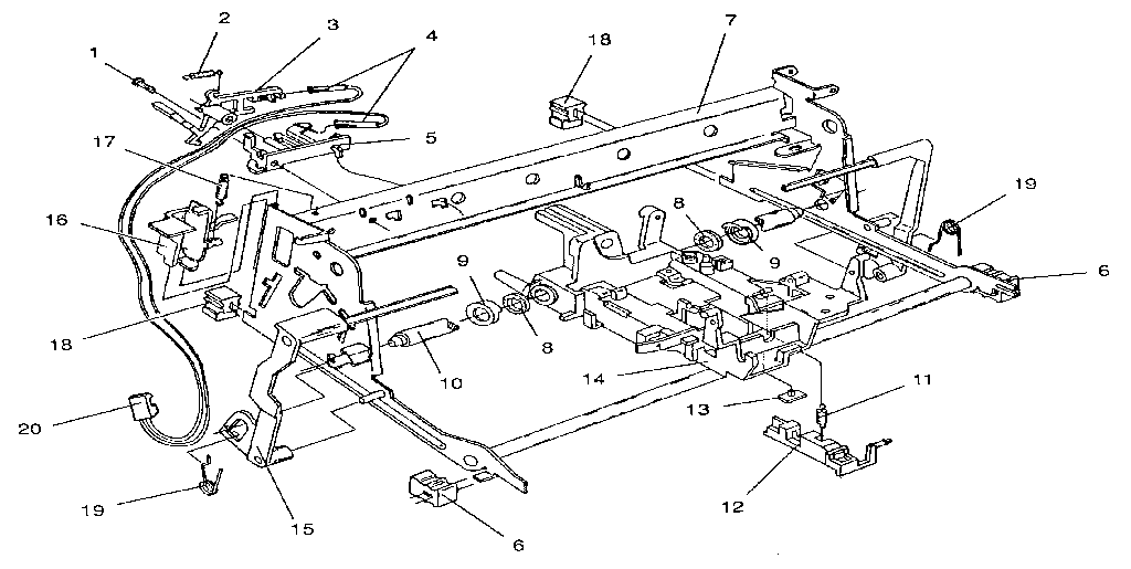 CARRIER MOLDING, RAILS AND FRAMES