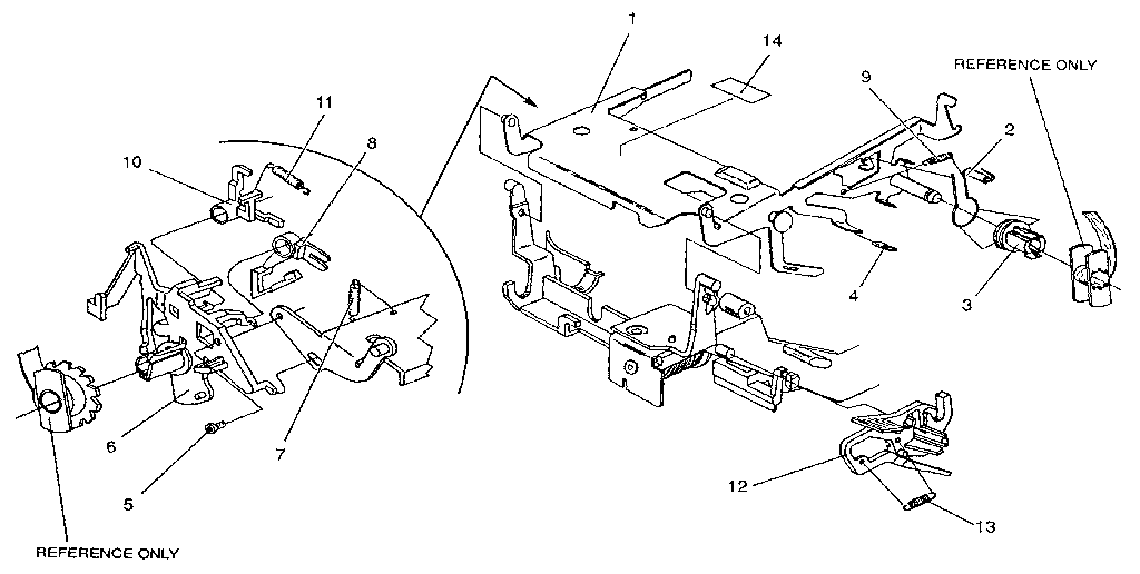 RIBBON CASSETTE & SPOOL CORRECTION RIBBON