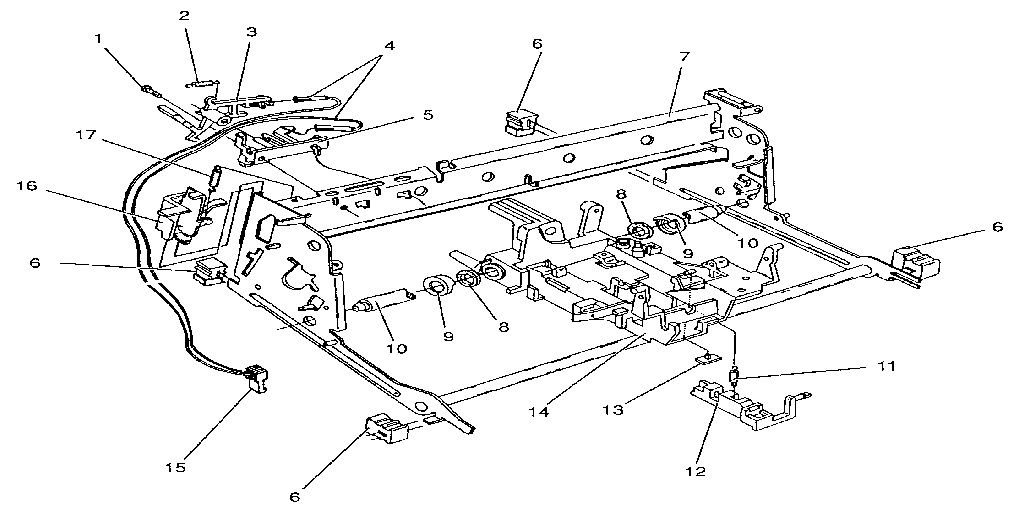 Carrier molding, rails, and frames