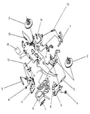Ribbon cassette & correction cassette mechanism