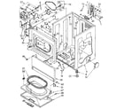 Kenmore 11096293500 cabinet parts diagram