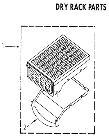 Dry rack parts