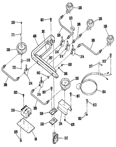 Burner section
