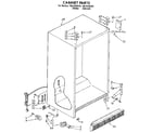 Kenmore 1069530680 cabinet parts diagram