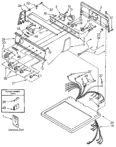 Top and console parts