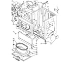 Kenmore 11097293800 cabinet parts diagram