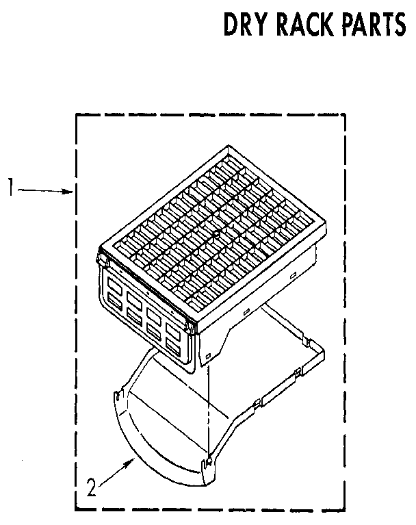 Dry rack parts