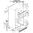 Kenmore 1069732610 cabinet diagram