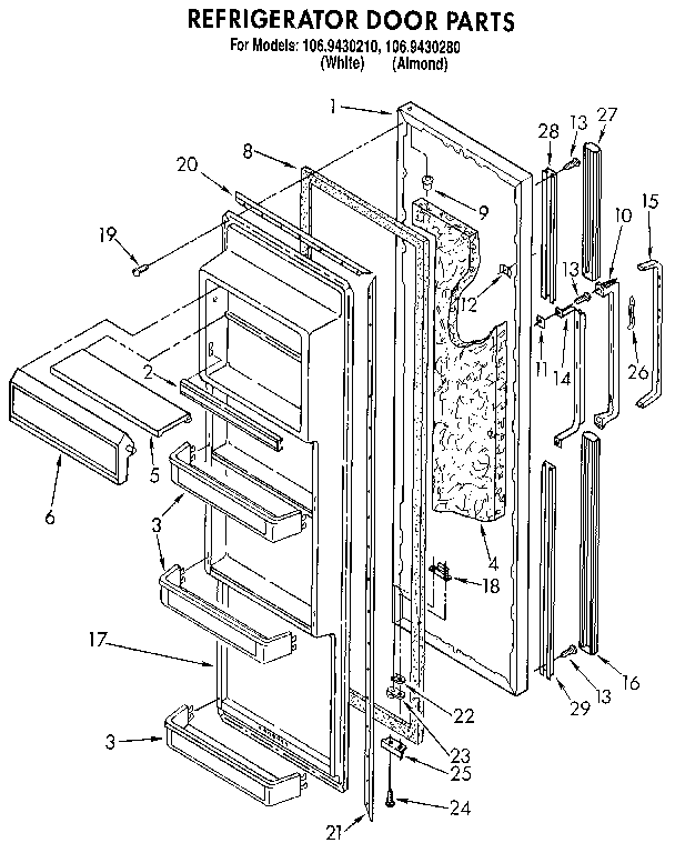 REFRIGERATOR DOOR