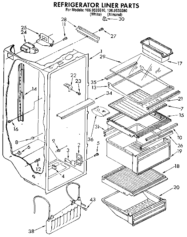 Refrigerator liner