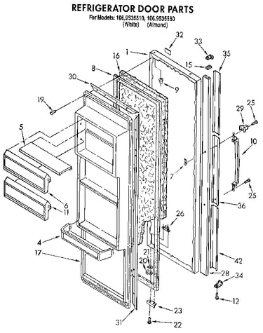 Refregerator door