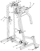 Cable retainers detail