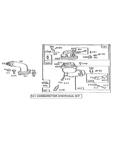 Carburetor overhaul kit