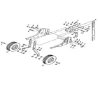 Craftsman 917298352 wheel and depth stake assembly diagram