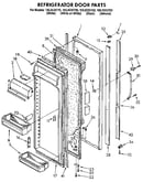 Refrigerator door