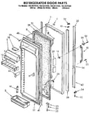 Refrigerator door