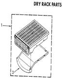 Dry rack parts