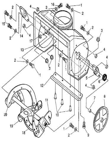 Auger housing