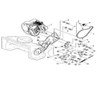 Craftsman 536884251 engine and drive diagram