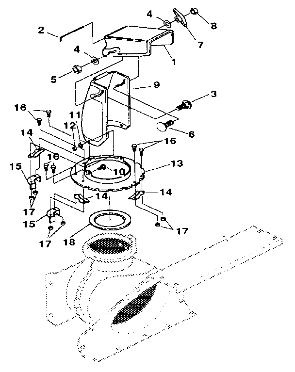 Discharge chute