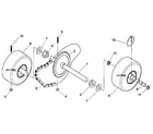 Craftsman 536886531 wheel assembly diagram