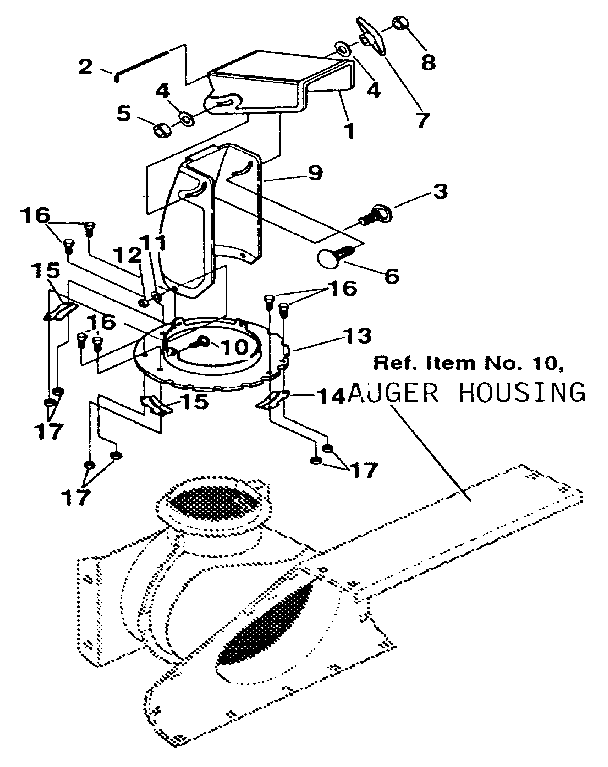 Discharge chute
