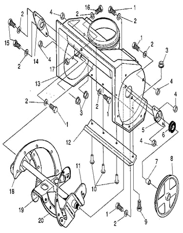 Auger housing