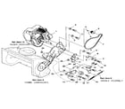 Craftsman 536884350 engine and drive diagram