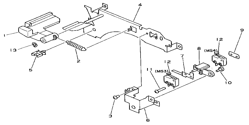 Copyboard control assembly