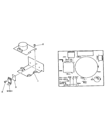 Power supply pcb assembly