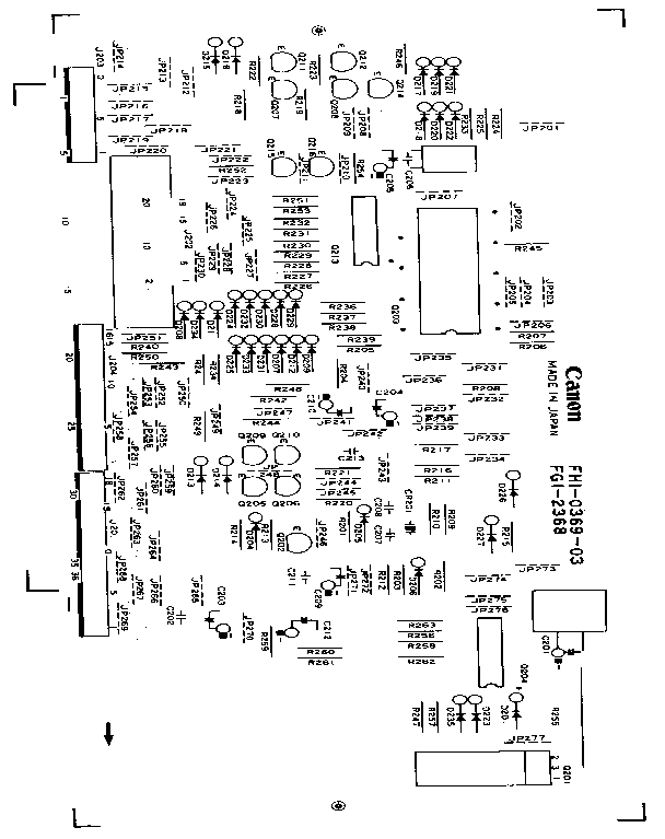 Dc controller pcb assembly (old type)