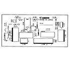 Canon 10/20 ac driver pcb assembly (type 1) diagram