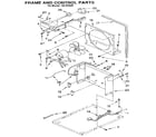 Kenmore 106953500 frame and control diagram