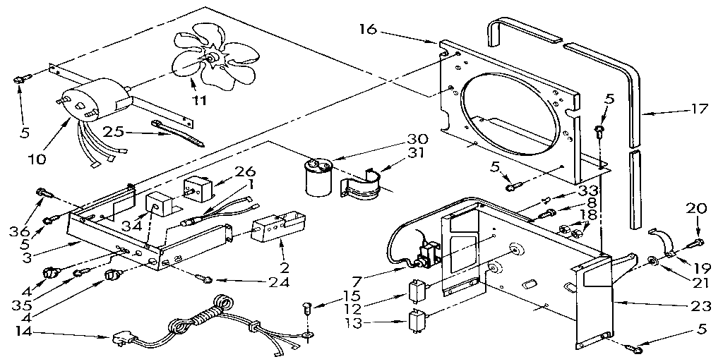 Frame and control