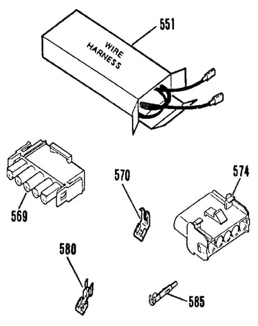 Wire harness and components