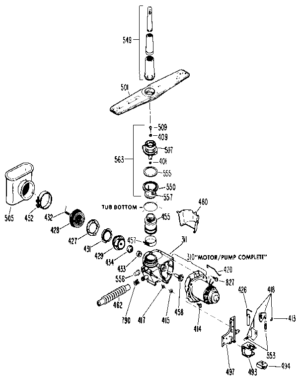 MOTOR-PUMP MECHANISM