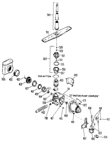 Pump and motor