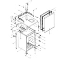 Kenmore 5648815021 cabinet parts diagram