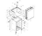Kenmore 5648815022 cabinet parts diagram