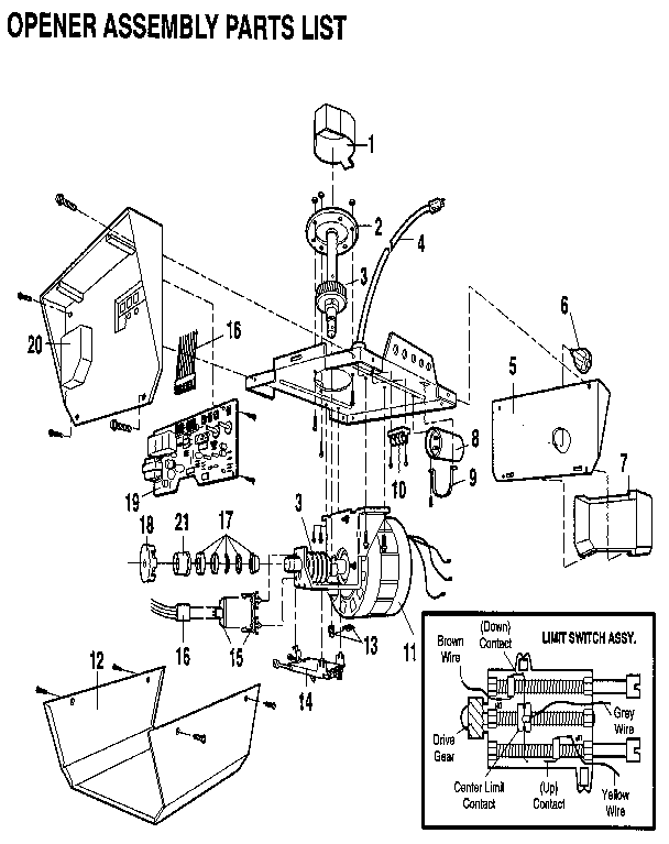 OPENER ASSEMBLY