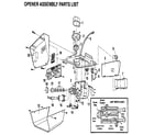 Craftsman 139536141SR opener assembly diagram