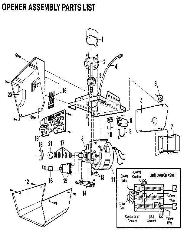 Opener assembly