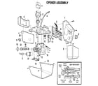 Craftsman 139536261SR opener assembly diagram