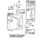 Briggs & Stratton 135212-0272-01 crankcase cover assembly diagram