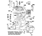 MTD 247-462B000 THRU 465A000 engine diagram