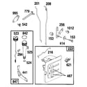 MTD 247-462B000 THRU 465A000 control panel diagram